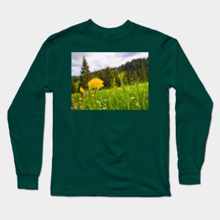 Carpathians vegetation Long Sleeve T-Shirt